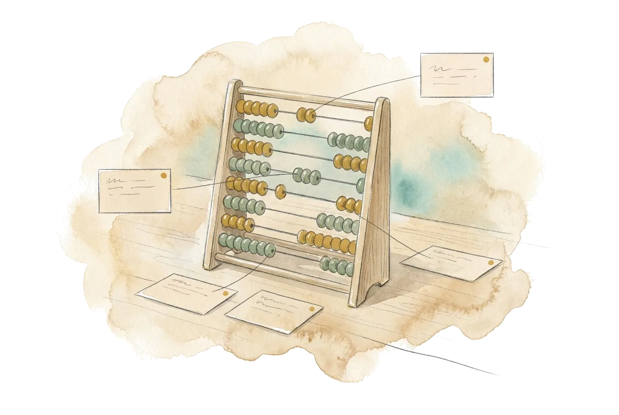 Illustration eines Analytics-Kontrollzentrums mit Dashboards, Conversion-Funnels und Tag-Manager-Schaltern: umfassendes Google-Tracking.